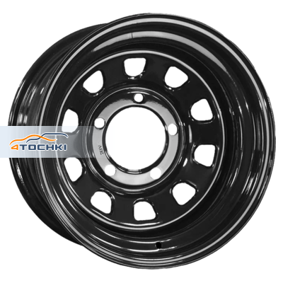 Диск Штампованный  ZEPP 4х4  10x15/5x139,7 ET-44 D110 УАЗ Semicircle Gloss Black (LTM)