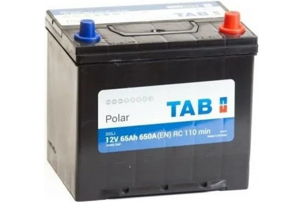 Аккумуляторная батарея TAB Polar 6СТ-65.0 56568 яп. ст./бортик 246867