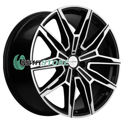 Диск Литой  Khomen Wheels  9,5x21/5x112 ET37 D66,6 KHW2105 (X5/X6/X7 осн.) Black-FP