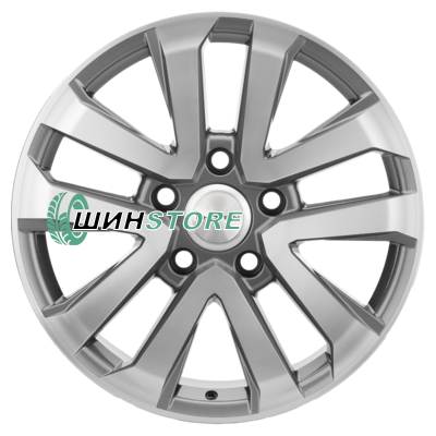 Диск Литой  Khomen Wheels  8,5x20/5x150 ET45 D110,1 KHW2003 (LX570/LC100/LC200) Gray-FP