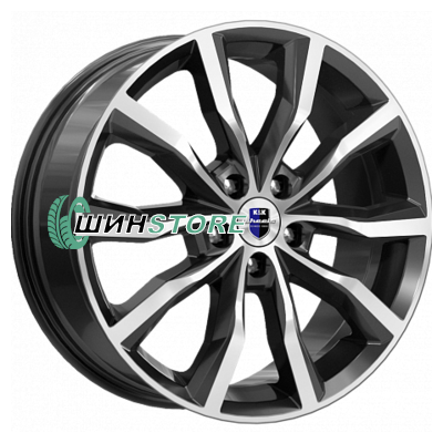 Диск Литой  K&K  7,5x18/5x108 ET47 D60,1 Портер (КС906) Алмаз черный
