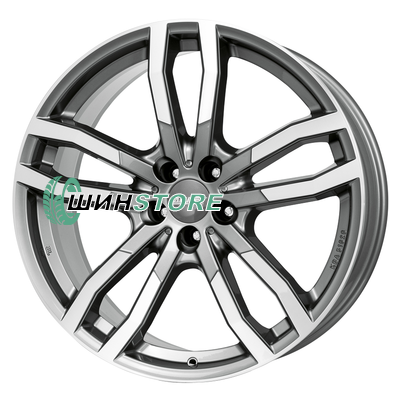 Диск Литой  Alutec  9,5x21/5x112 ET53 D66,5 DriveX Metal Grey Front Polished