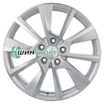 Диск Литой  Khomen Wheels  7x18/5x112 ET43 D57,1 KHW1802 (Kodiaq/Tiguan) F-Silver-FP