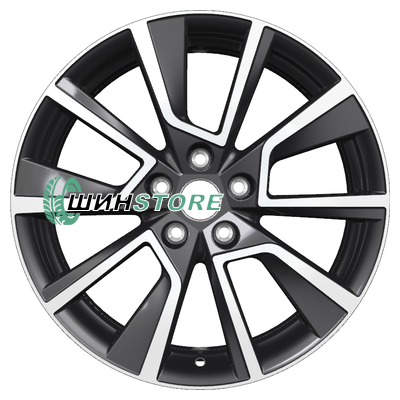 Диск Литой  Khomen Wheels  7x18/5x114,3 ET48,5 D67,1 KHW1802 (Sportage) Black-FP