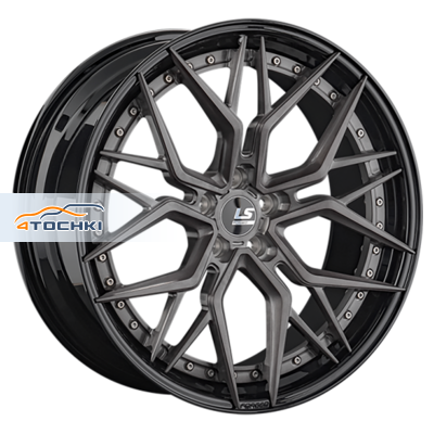 Диск Кованый  LS Forged  9,5x21/5x112 ET36 D66,6 LS FG35 ALBRSD-GM/BK (конус)