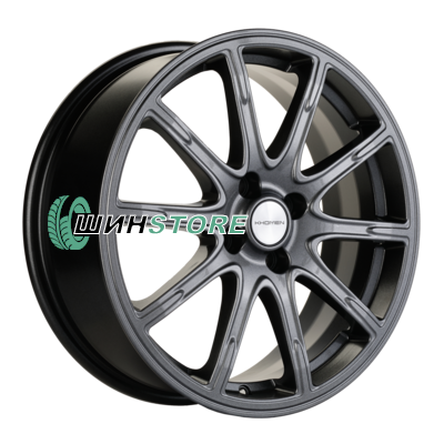 Диск Литой  Khomen Wheels  6,5x17/4x98 ET38 D58,6 KHW1707 (Lada Granta) Gray