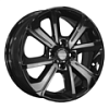 Диск Литой  Khomen Wheels  6x15/4x100 ET46 D54,1 KHW1501 (Rio/Solaris) Black