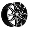 Диск Литой  Khomen Wheels  9,5x21/5x112 ET37 D66,6 KHW2105 (X5/X6/X7 осн.) Black-FP