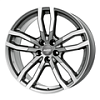 Диск Литой  Alutec  9,5x21/5x112 ET53 D66,5 DriveX Metal Grey Front Polished