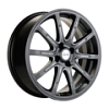 Диск Литой  Khomen Wheels  6,5x17/4x98 ET38 D58,6 KHW1707 (Lada Granta) Gray